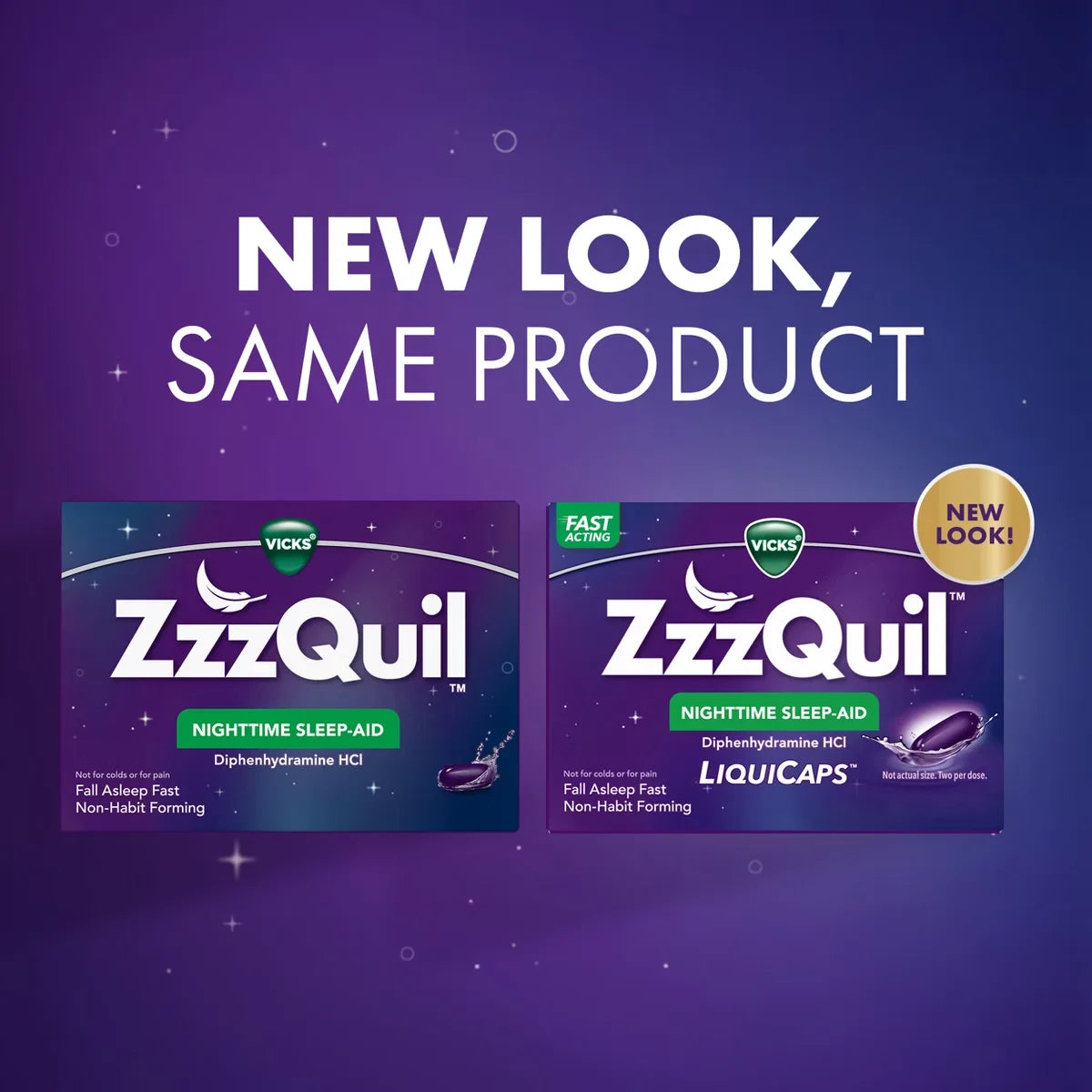 ZzzQuil Liquicap Gelcaps - Diphenhydramine - 72ct